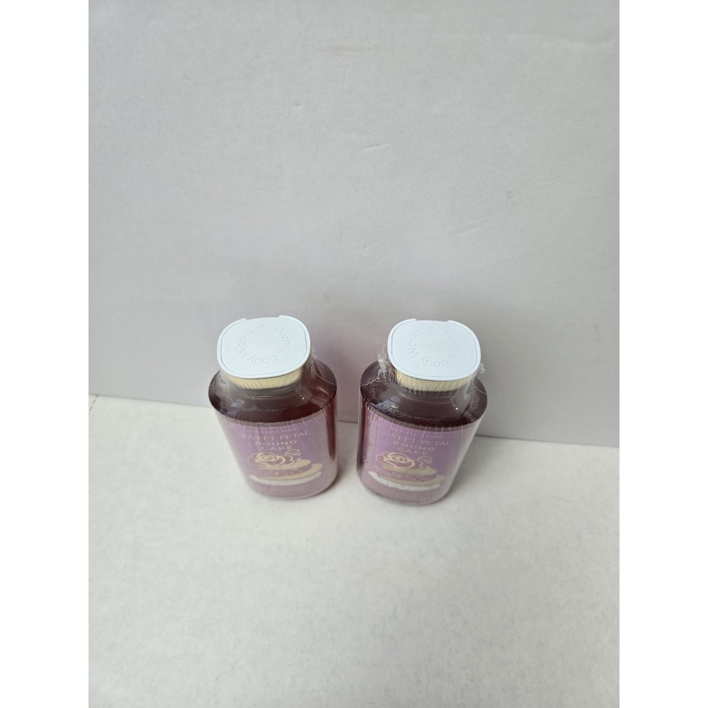 Bathy & Body Works Sweet Petal Pound Cake body wash NEW Sealed x2 shower gel - Picture 2 of 3